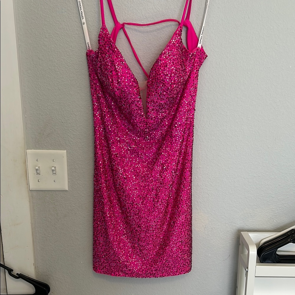 Sparkling Pink Sequin Dress